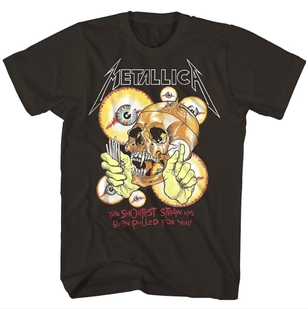 Metallica The Shortest Straw Skulls Shirt - Picture 2 of 4